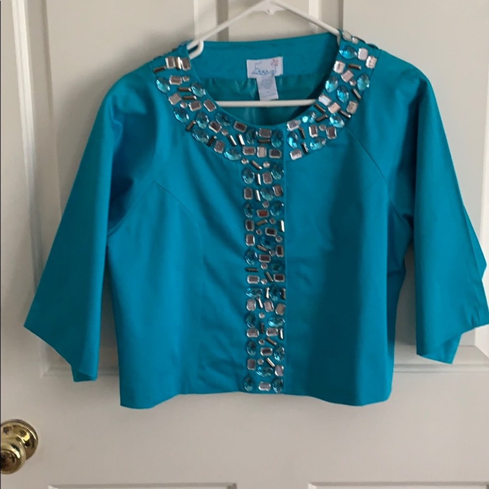 Emma g - Beautiful Rhinestone Embellished Jacket